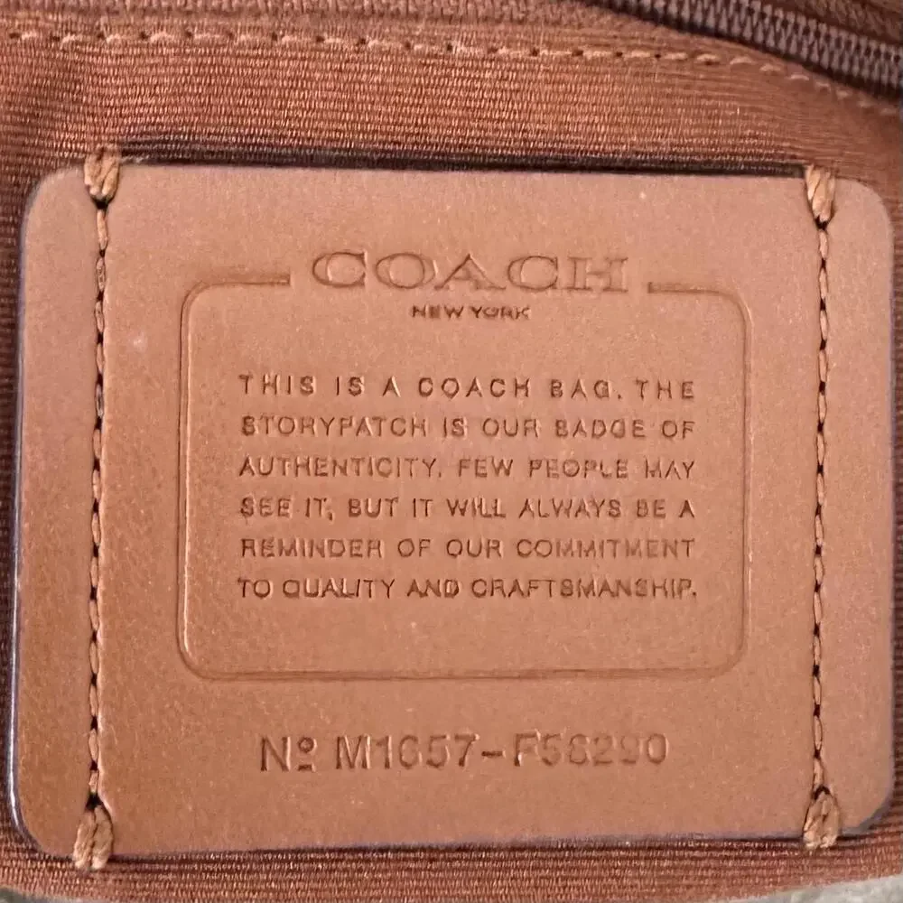 Coach Christie Carryall Mini Satchel Crossbody Monogram F58290 Coated Canvas - Picture 15 of 16